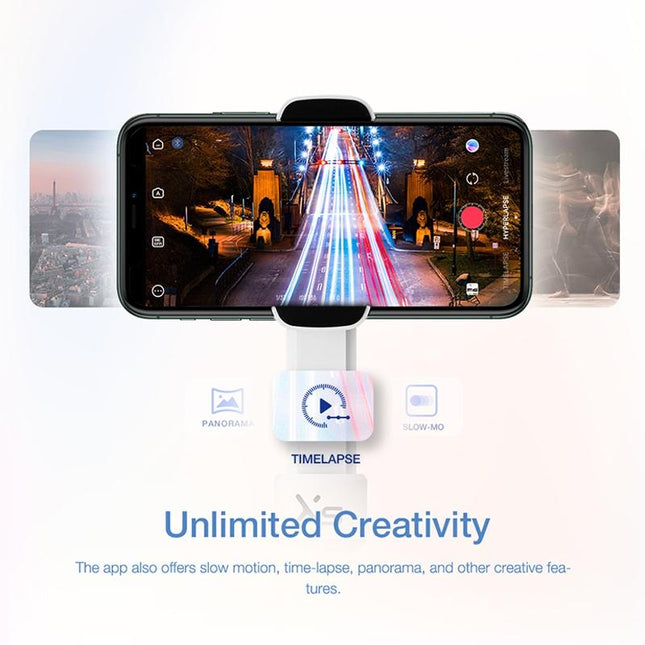 Smooth-Xs Handheld Gimbal Stabilizer Selfie Stick - Pink 200G