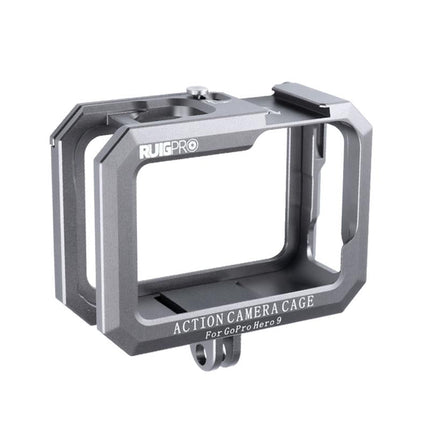 Metal Border Frame Mount For Gopro Hero10 / 9 With Dual Cold Shoes Base