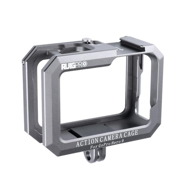Metal Border Frame Mount For Gopro Hero10 / 9 With Dual Cold Shoes Base