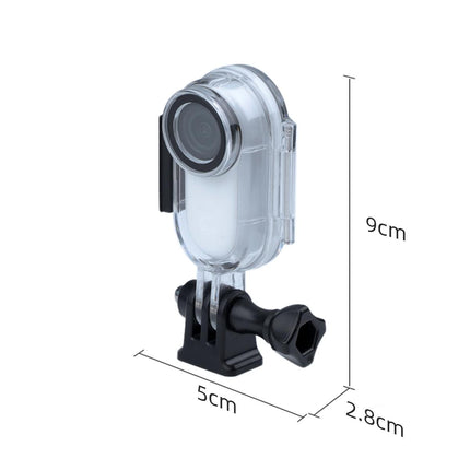 Waterproof Housing For Insta360 Go 2 With Base Adapter - 30M Depth