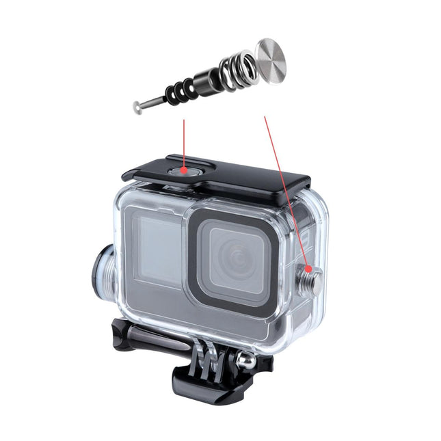 Waterproof Housing Case For Gopro Hero10 / 9 With Buckle Mount And Charging Compatibility