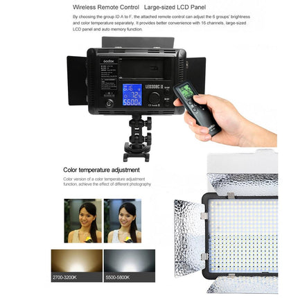 Dimmable Led Photography Light For Dslr Cameras