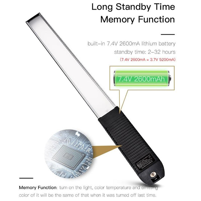 8-Colour Led Stick Video Light With Remote Control