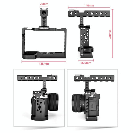 Sony Alpha 7C Video Cage Stabilizer Kit With Handle