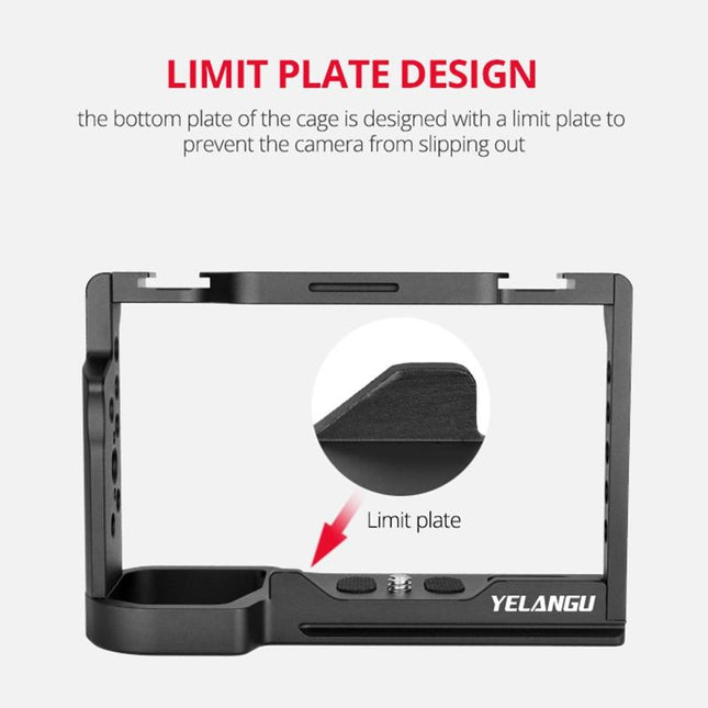 Sony Alpha 7C Video Camera Cage Stabilizer - Black