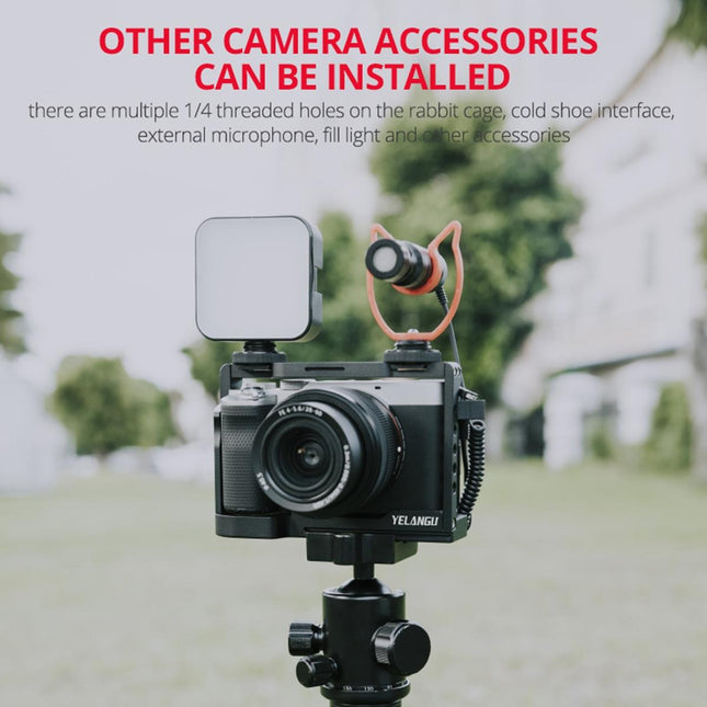 Sony Alpha 7C Video Camera Cage Stabilizer - Black