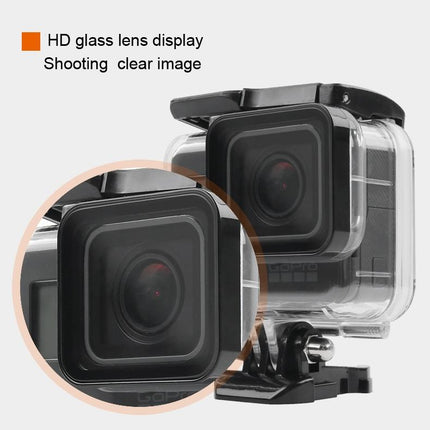 Waterproof Housing For Gopro Hero 6 / 5 With Touch Screen Back Cover - 45M