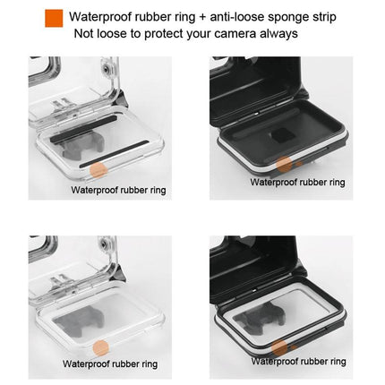 Waterproof Housing For Gopro Hero 6 / 5 With Touch Screen Back Cover - 45M