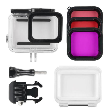 Waterproof Housing Case For Gopro Hero6 / 5 With Touch Screen Back Cover - 45M