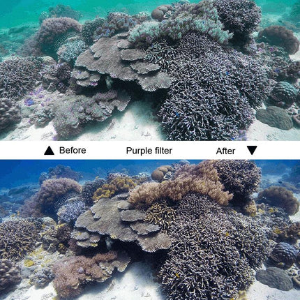 Waterproof Housing Case For Gopro Hero6 / 5 With Touch Screen Back Cover - 45M