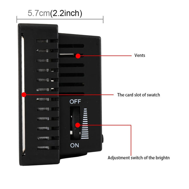 Portable Led Video Light For Dslr Cameras With 3 Filters