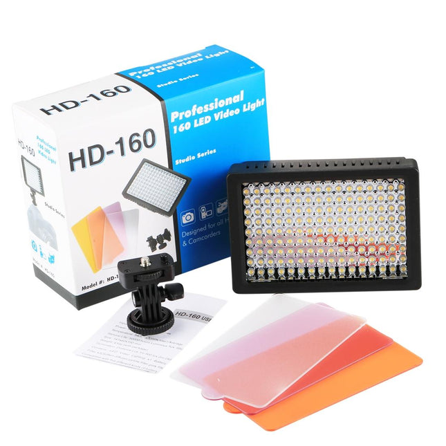 Portable Led Video Light For Dslr Cameras With 3 Filters