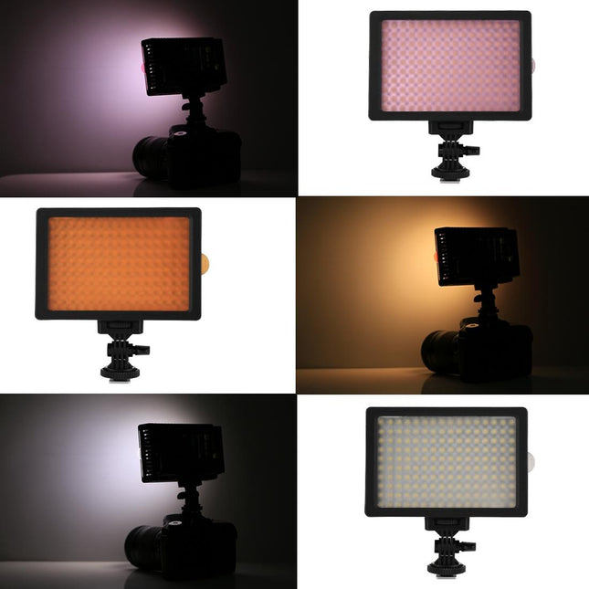 Portable Led Video Light For Dslr Cameras With 3 Filters