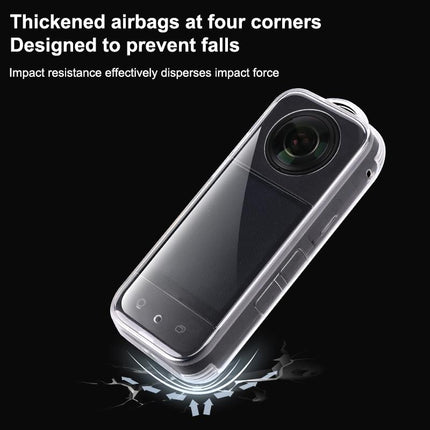 Clear Tpu Protective Case For Insta360 X3 - Full Body