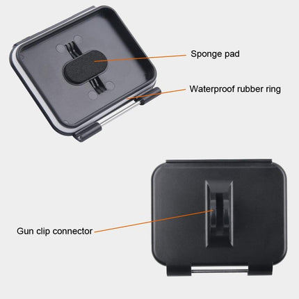 Waterproof Clamp Mount Adapter Kit For Gopro Hero6 / 5 With Back Cover