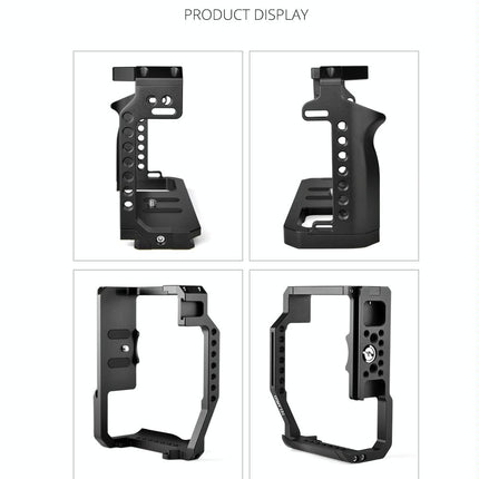 Video Camera Cage Stabilizer For Canon Eos R5 / R6 / R - Black