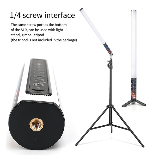 50Cm Rgb Led Stick Handheld Fill Light For Atmosphere And Rhythm