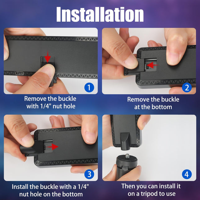 Portable Bi-Colour Led Video Light For Live Streaming And Conferences