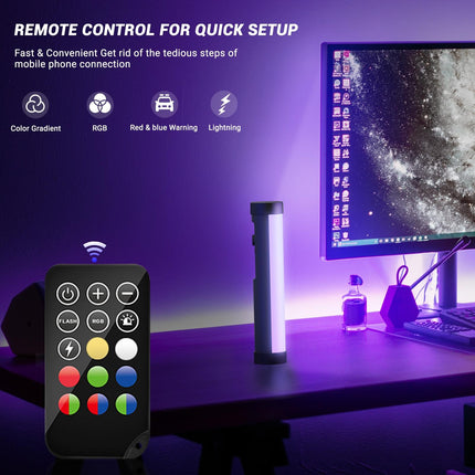 Handheld Rgb Light Stick With Remote Control