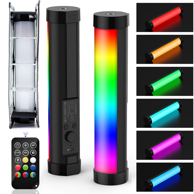 Handheld Rgb Light Stick With Remote & Softbox