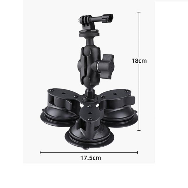 Steel Mount Holder With Tripod Adapter And Safety Buckle