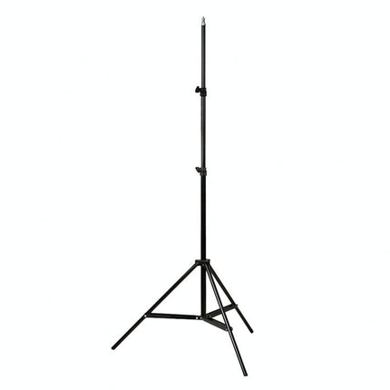 Aluminum Light Stand For Studio Flash - 1.9M Height - Black