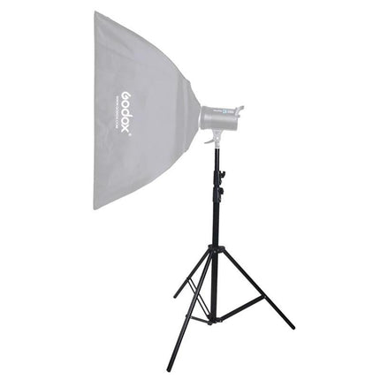 Aluminum Light Stand For Studio Flash - 2.0M Height - Black