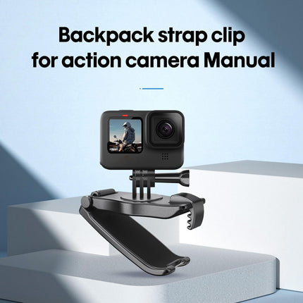 360 Degree Rotating Backpack Belt Clip Bracket
