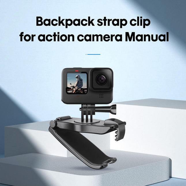 360 Degree Rotating Backpack Belt Clip Bracket