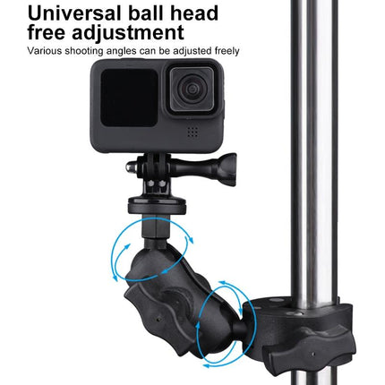 Adjustable Bike Handlebar Mount With Phone Clamp - 360 Rotation