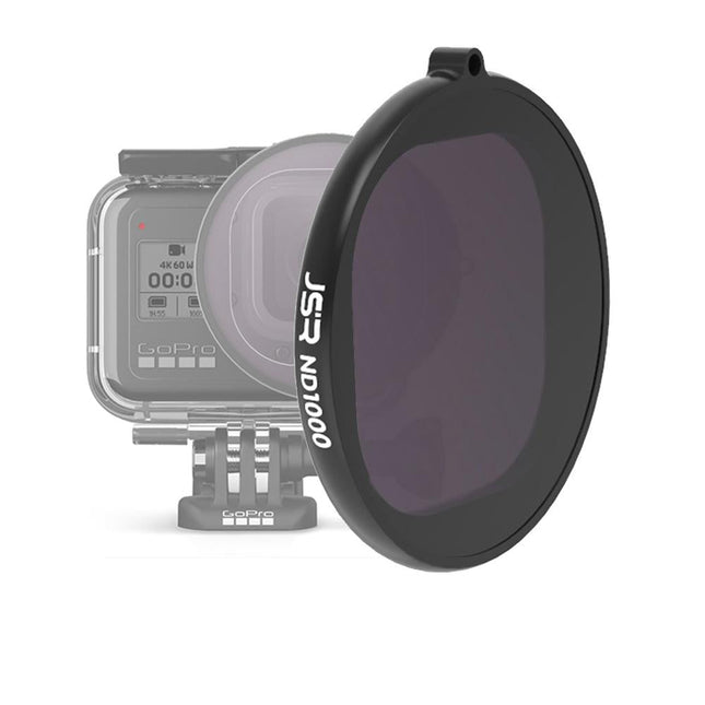Hero8 Round Housing Filter With Nd1000 Lens