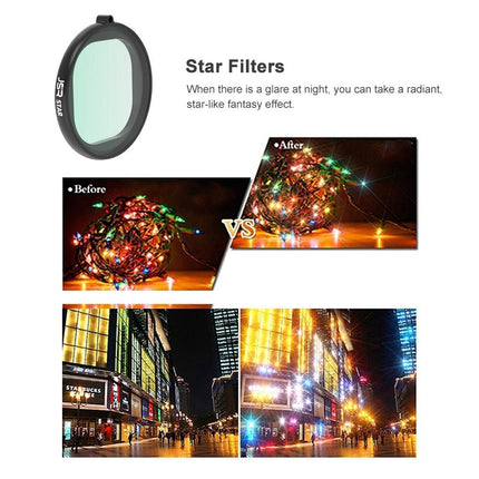 Round Housing Star Effect Lens For Gopro Hero8