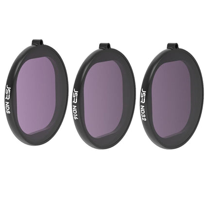 3-In-1 Round Lens Filter For Gopro Hero8 - Nd8 Nd16 Nd32
