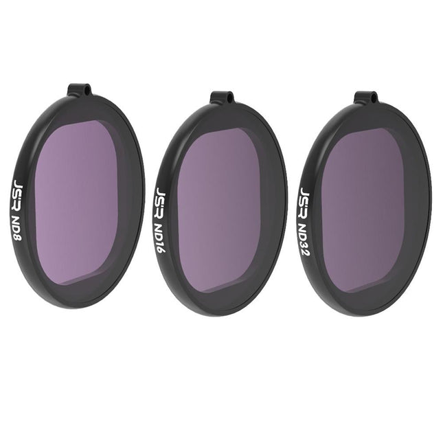 3-In-1 Round Lens Filter For Gopro Hero8 - Nd8 Nd16 Nd32