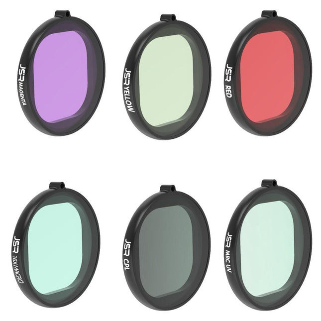 6-In-1 Round Diving Lens Filter For Gopro Hero8
