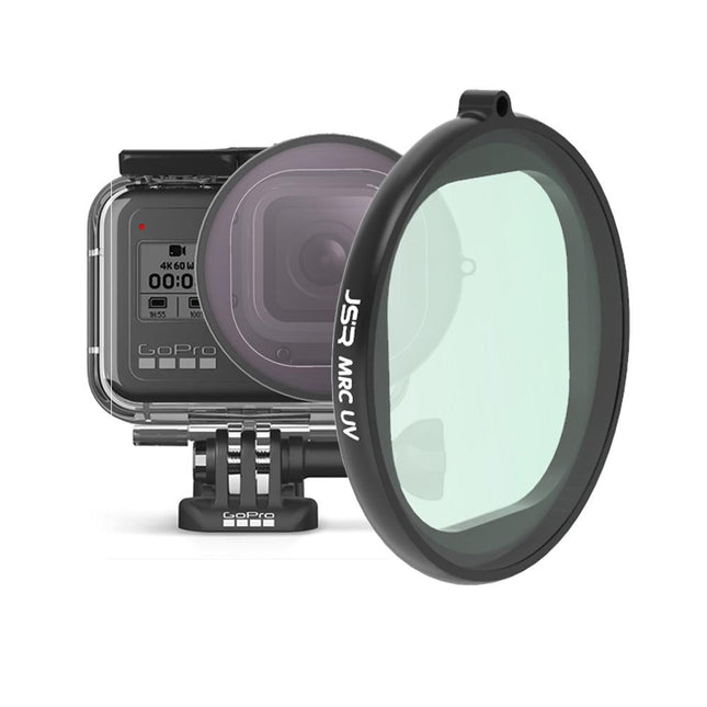 Round Housing Filter For Gopro Hero8 With Uv Lens