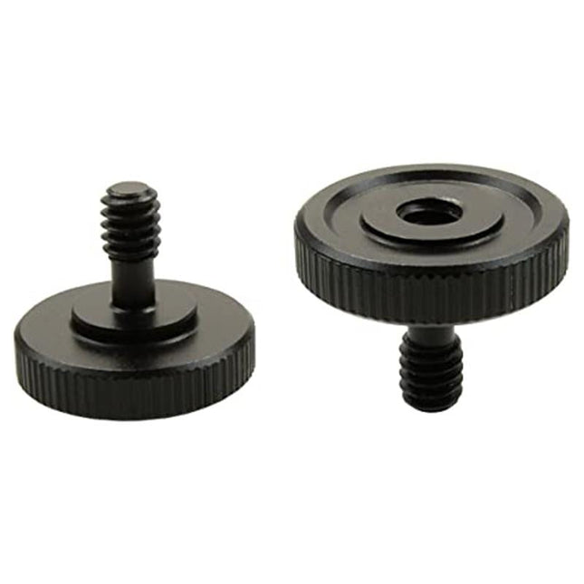 Male To Female Screw Adapter For Light / Stand Fixing - Black 1 / 4 Inch