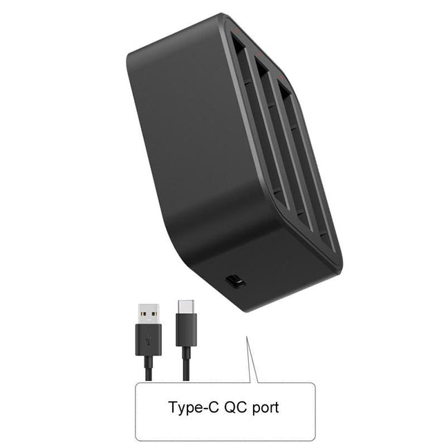 Tri-Slot Fast Charger For Insta360 X3 / One X2 Batteries