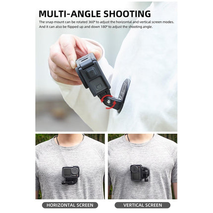 Neck Phone Action Camera Holder - Magnetic Wearable