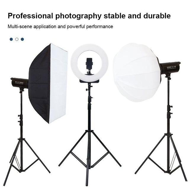 Professional Metal Lighting Stand For Studio Flash - 2.2M Height
