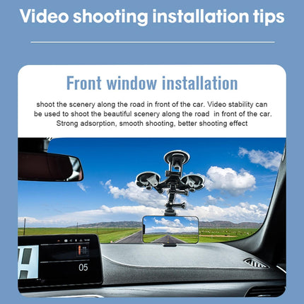 Triangle Suction Cup Mount - Strong Direction