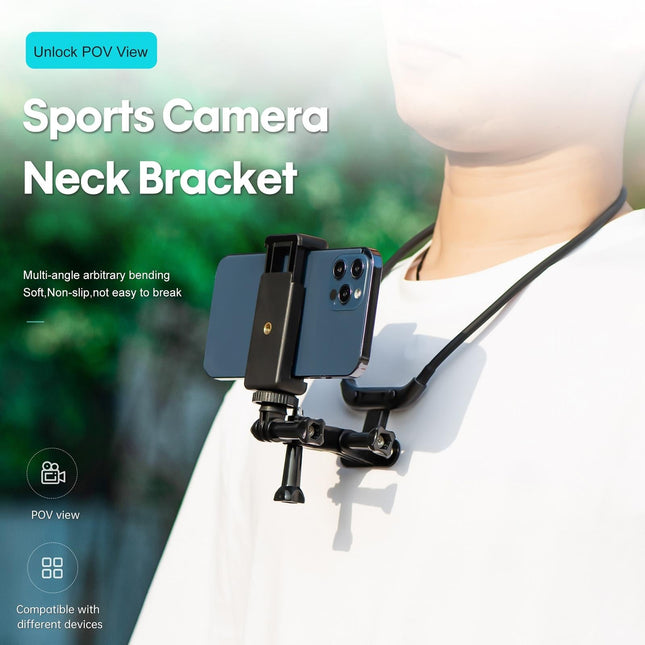 Neck Camera Holder For Hands-Free Vlogging And Fpv Recording