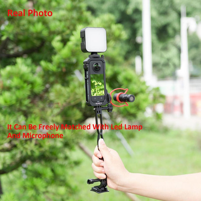 Extended Metal Cage For Insta360 X3 Camera