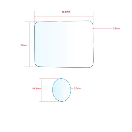 Insta360 Go Screen & Lens Tempered Glass Film - 4 In 1