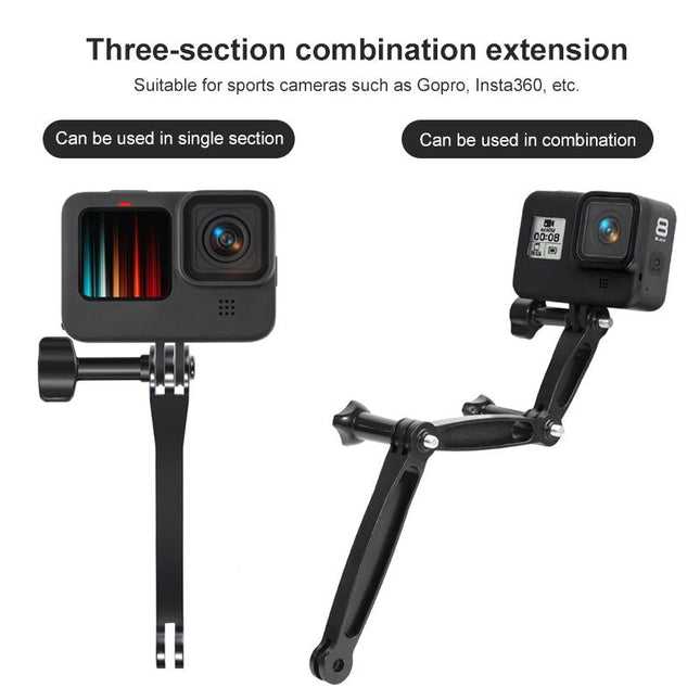 Aluminum Extension Arm For Gopro Hero12 - Joint Grip Extender