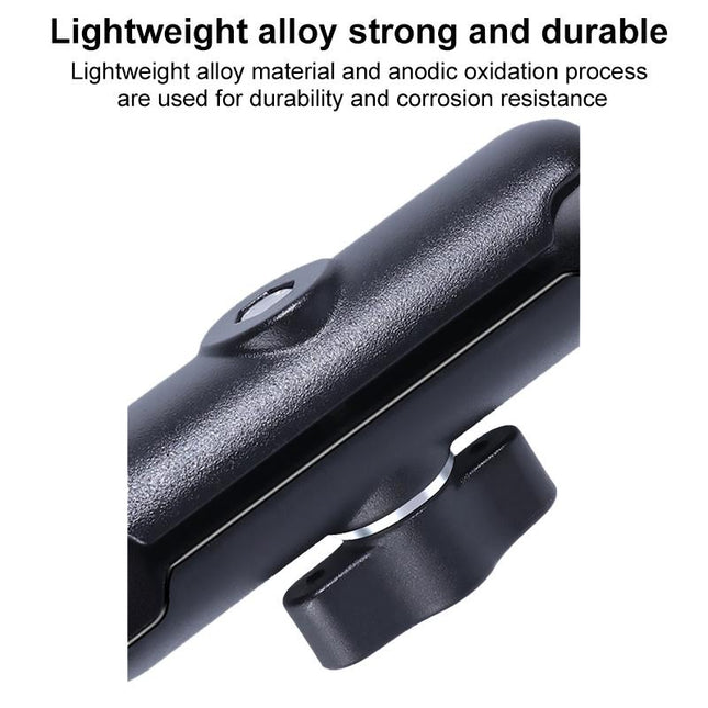 25Mm Ballhead Car Seat Mount For Action Cameras With Phone Clamp And Anti-Lost Case