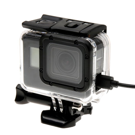 Protective Case For Gopro Hero6 / 5 With Skeleton Housing Buckle Mount And Screw