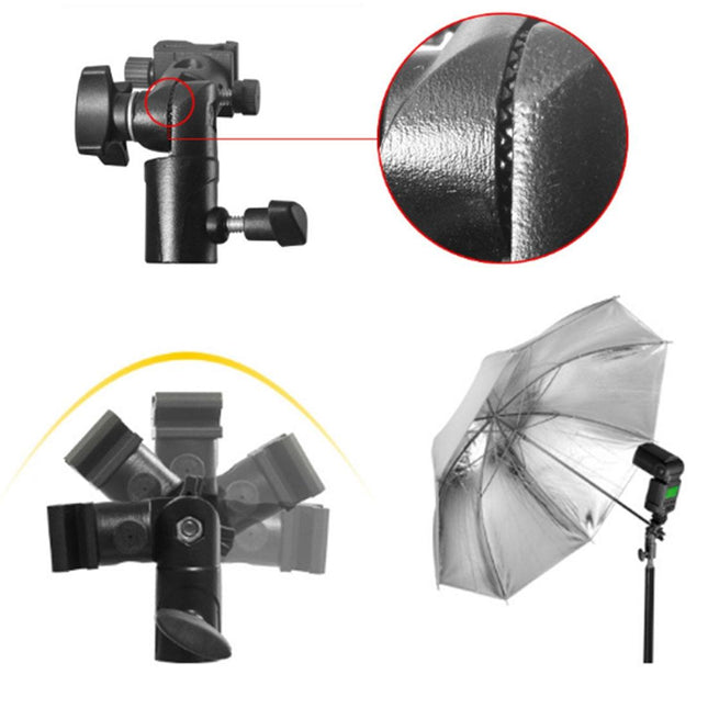 Multifunctional Flash Light Stand Umbrella Bracket - Max Load 3Kg