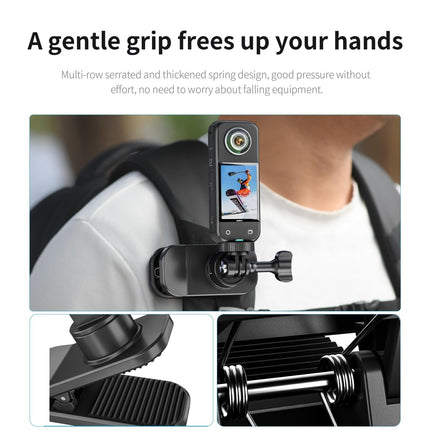 360 Degree Rotating Magnetic Backpack Clip Mount