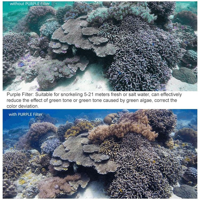 Diving Filter For Dji Action Camera Lens